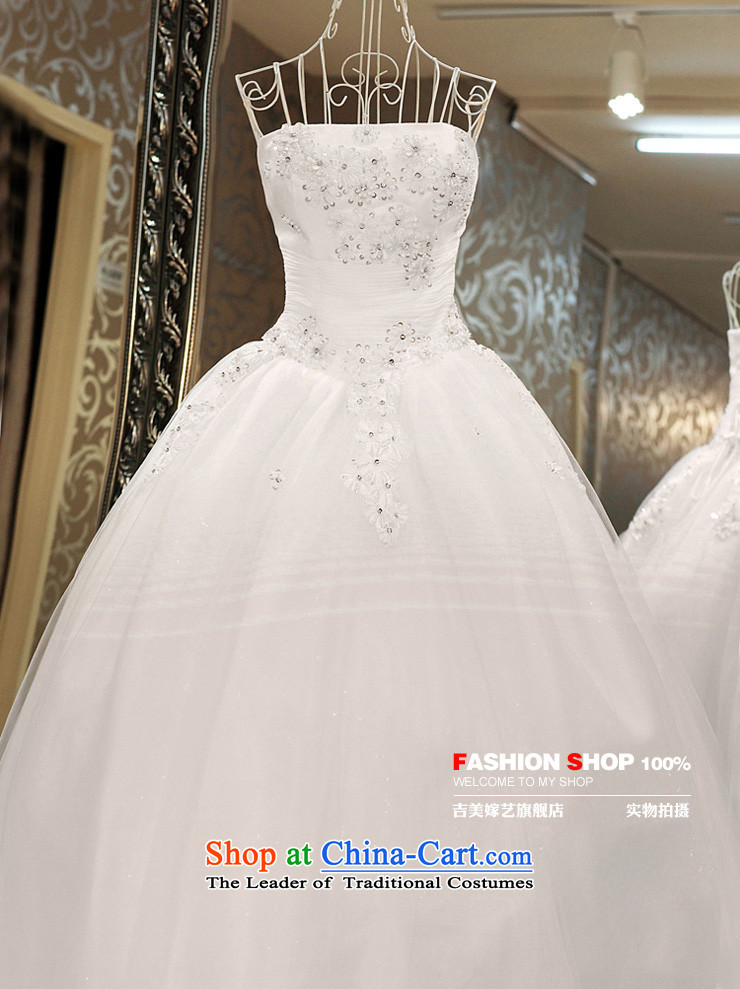 Wedding dress Kyrgyz-american married new anointed arts 2015 Chest Korean skirt HS723 bon bon bride wedding pictures, price XL white, brand platters! The elections are supplied in the national character of distribution, so action, buy now enjoy more preferential! As soon as possible.