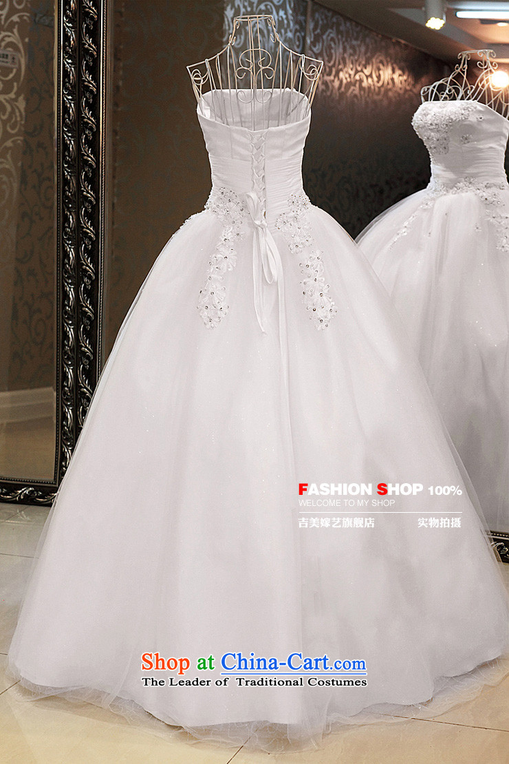 Wedding dress Kyrgyz-american married new anointed arts 2015 Chest Korean skirt HS723 bon bon bride wedding pictures, price XL white, brand platters! The elections are supplied in the national character of distribution, so action, buy now enjoy more preferential! As soon as possible.