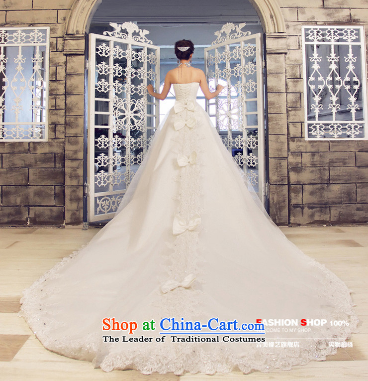 Wedding dress Kyrgyz-american married new anointed arts 2015 Chest Korean bon bon tail HT3059 skirt bride wedding White M pictures, prices, brand platters! The elections are supplied in the national character of distribution, so action, buy now enjoy more preferential! As soon as possible.