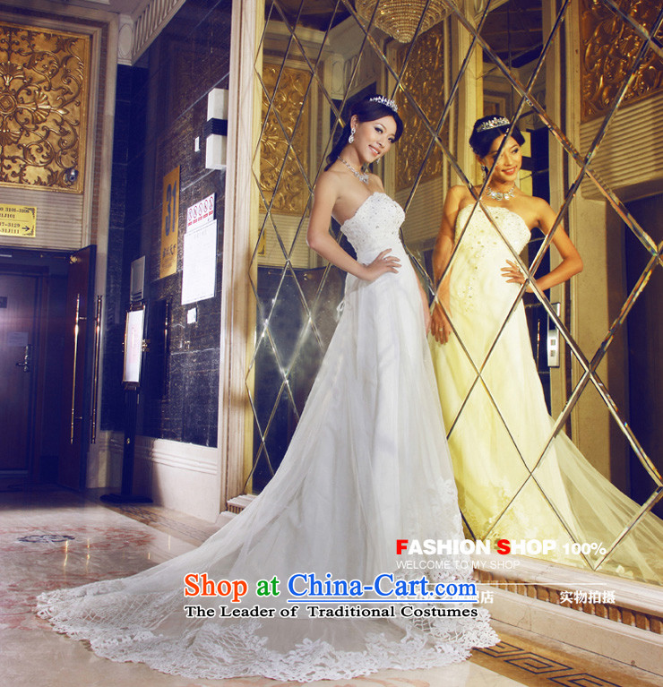 Wedding dress Kyrgyz-american married new anointed arts 2015 Chest Korean brides HS3060 Trailing White XL Photo wedding, prices, brand platters! The elections are supplied in the national character of distribution, so action, buy now enjoy more preferential! As soon as possible.