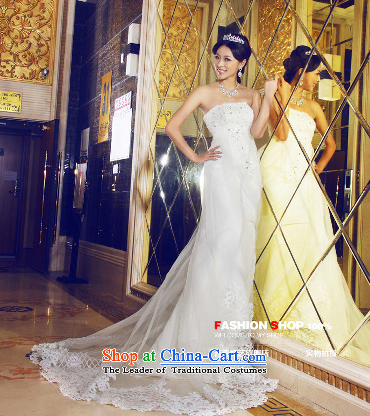 Wedding dress Kyrgyz-american married new anointed arts 2015 Chest Korean brides HS3060 Trailing White XL Photo wedding, prices, brand platters! The elections are supplied in the national character of distribution, so action, buy now enjoy more preferential! As soon as possible.
