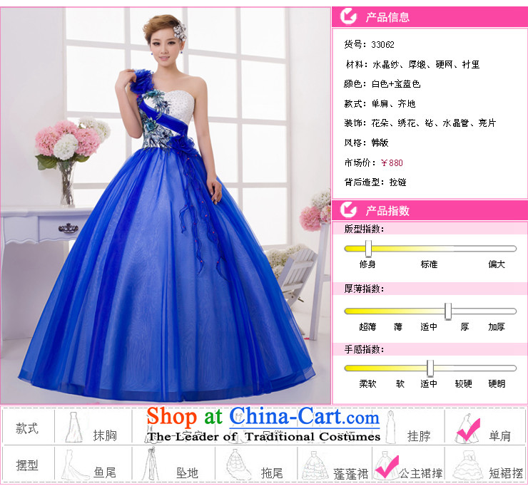 Mrs Alexa Lam Roundup Korean Style New 2014 shoulder bon bon skirt marriages evening dress blue show video thin wedding dresses 33062 Blue M picture, prices, brand platters! The elections are supplied in the national character of distribution, so action, buy now enjoy more preferential! As soon as possible.