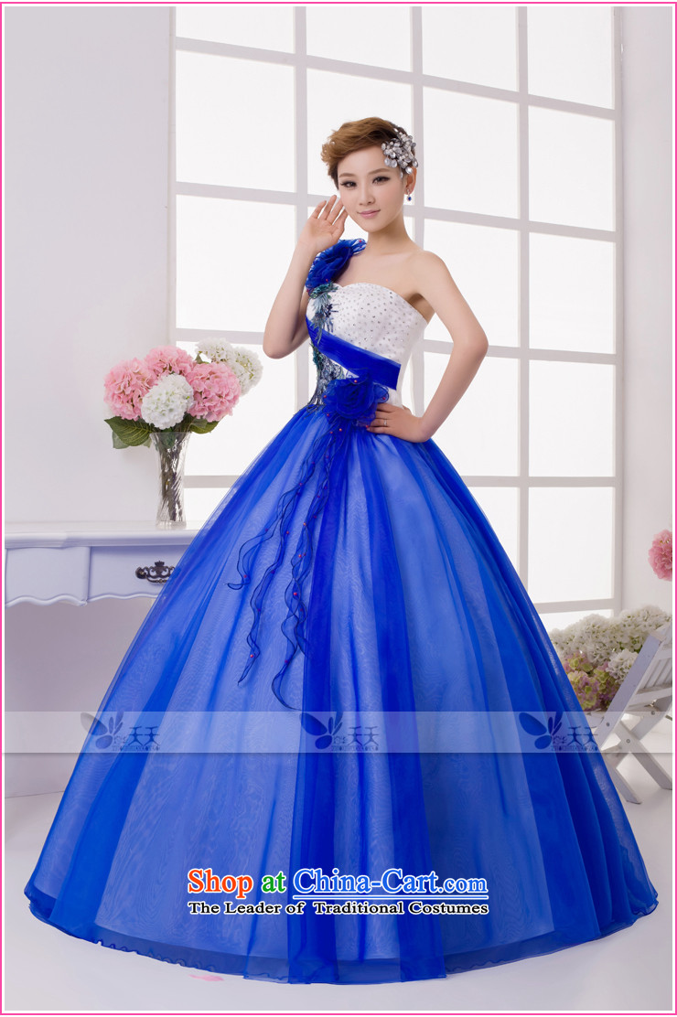 Mrs Alexa Lam Roundup Korean Style New 2014 shoulder bon bon skirt marriages evening dress blue show video thin wedding dresses 33062 Blue M picture, prices, brand platters! The elections are supplied in the national character of distribution, so action, buy now enjoy more preferential! As soon as possible.