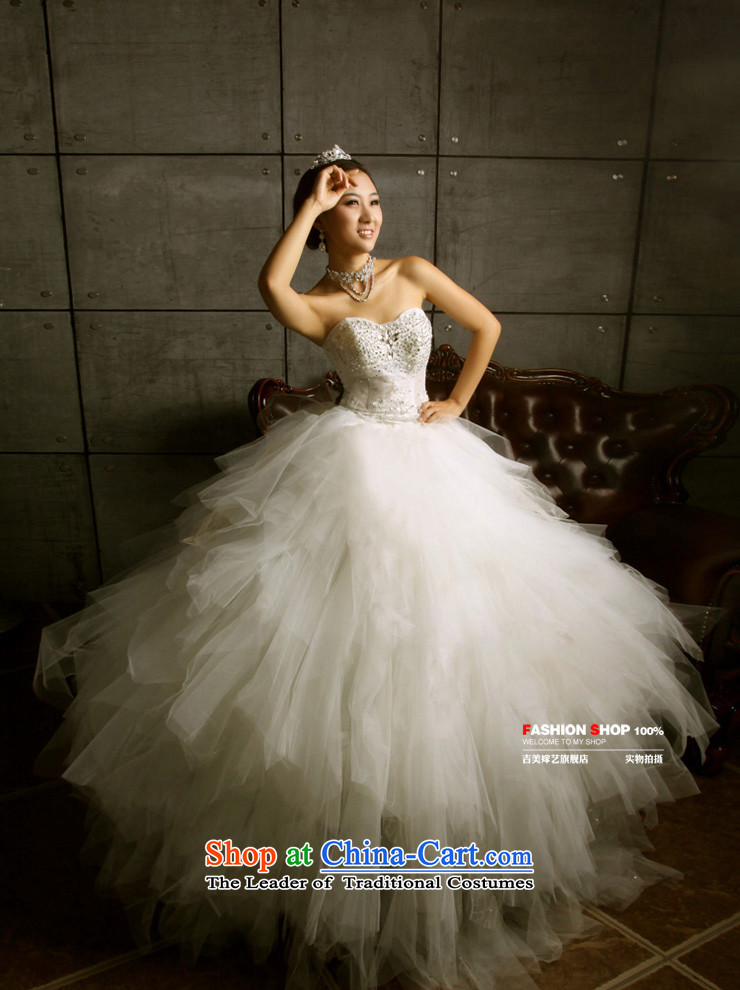Wedding dress Kyrgyz-american married new anointed arts 2015 Chest Korean skirt HS3066 bon bon bride wedding ivory L picture, prices, brand platters! The elections are supplied in the national character of distribution, so action, buy now enjoy more preferential! As soon as possible.