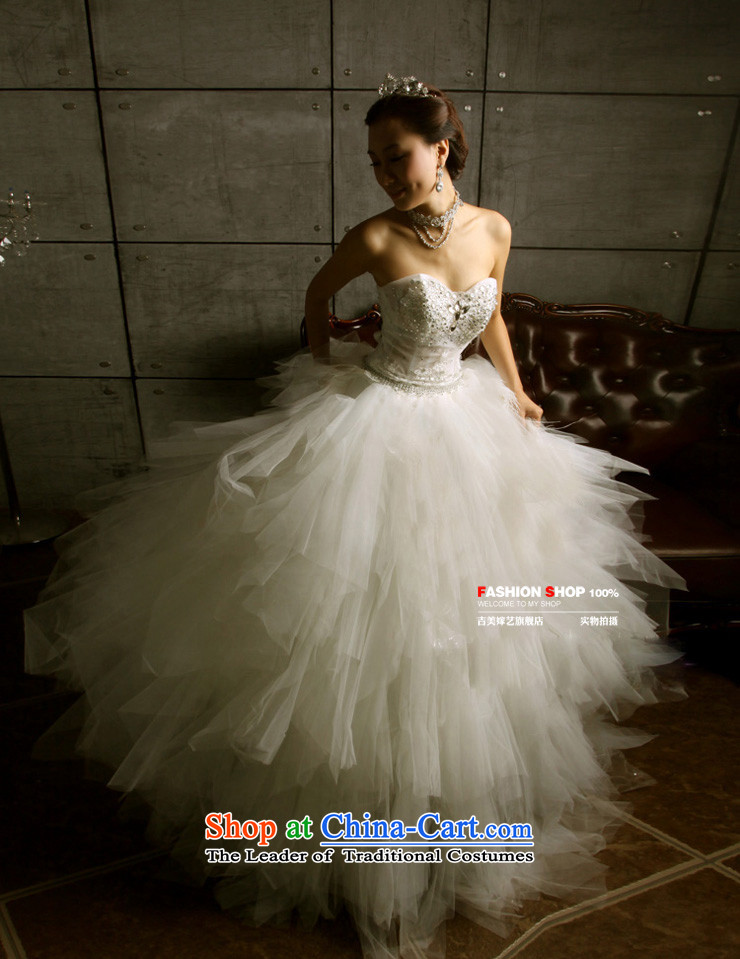 Wedding dress Kyrgyz-american married new anointed arts 2015 Chest Korean skirt HS3066 bon bon bride wedding ivory L picture, prices, brand platters! The elections are supplied in the national character of distribution, so action, buy now enjoy more preferential! As soon as possible.