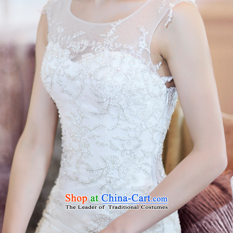 Full Chamber Fang 2015 new crowsfoot shoulder strap gauze wedding dresses spring tail Korean lace S21491 tail 60cm 173-L, full Chamber Fong shopping on the Internet has been pressed.