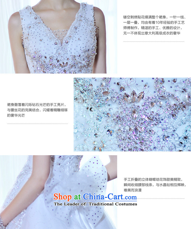 Full Chamber Fang 2015 new baroque palace wedding dresses V-Neck tail diamond wedding S21488 tail 100cm 165-M picture, prices, brand platters! The elections are supplied in the national character of distribution, so action, buy now enjoy more preferential! As soon as possible.