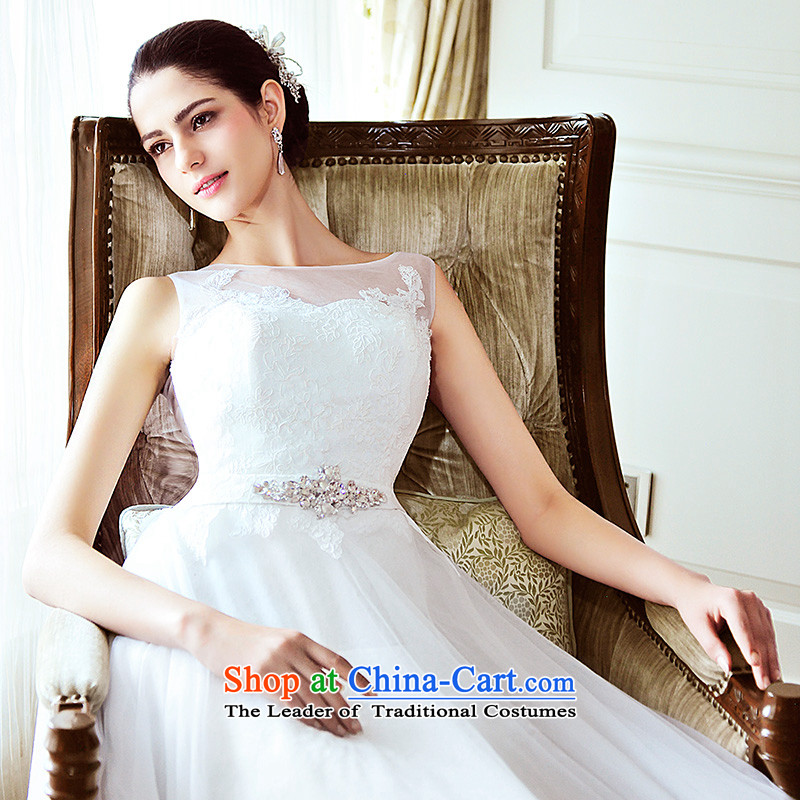 The spring chamber full Fong 2015 new wedding dresses hang also shoulder strap Korean tail white bride wedding diamond S21471 tail 50cm 165-XL, full Chamber Fong shopping on the Internet has been pressed.