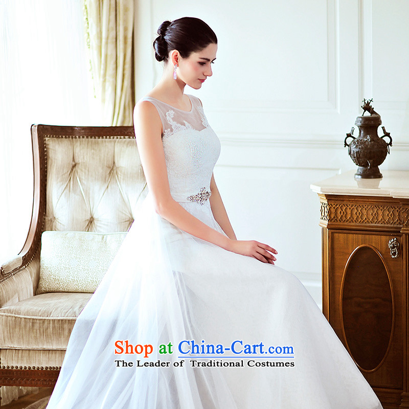 The spring chamber full Fong 2015 new wedding dresses hang also shoulder strap Korean tail white bride wedding diamond S21471 tail 50cm 165-XL, full Chamber Fong shopping on the Internet has been pressed.