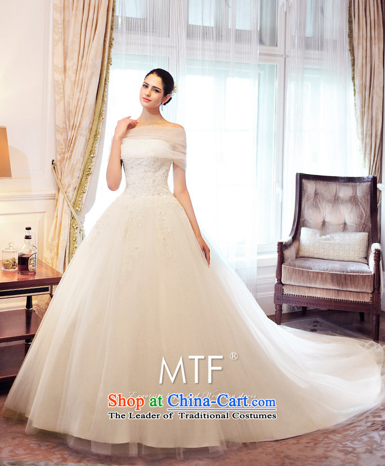 2015 spring chamber full Fong new wedding dresses and chest of the word shoulder two wearing tail Korean S21460 wedding to align, tailored picture, prices, brand platters! The elections are supplied in the national character of distribution, so action, buy now enjoy more preferential! As soon as possible.