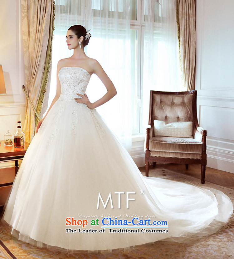2015 spring chamber full Fong new wedding dresses and chest of the word shoulder two wearing tail Korean S21460 wedding to align, tailored picture, prices, brand platters! The elections are supplied in the national character of distribution, so action, buy now enjoy more preferential! As soon as possible.