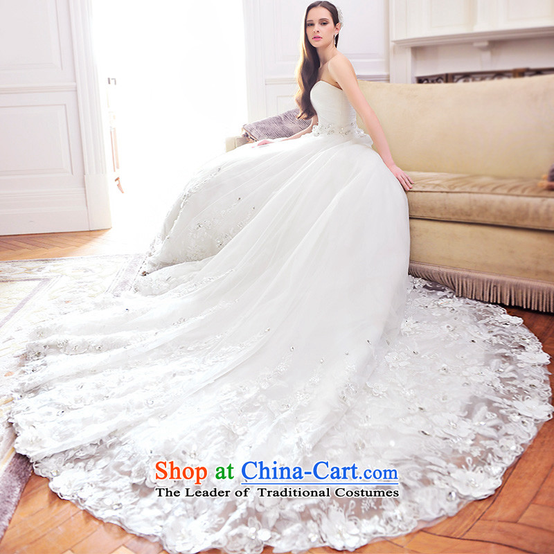 Full Chamber Fang 2015 new wedding dresses and chest bon bon skirt girdles tail lace wedding S21481 tail 165-S, 100cm full Chamber Fong shopping on the Internet has been pressed.