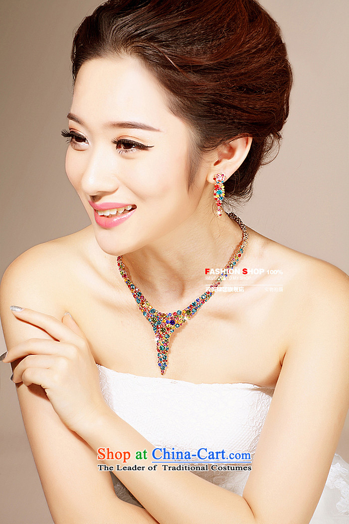 The bride wedding dresses accessories kit Korean TL0021 link water drilling jewelry 2015 new marriage necklace color photo of Ear Clip, prices, brand platters! The elections are supplied in the national character of distribution, so action, buy now enjoy more preferential! As soon as possible.