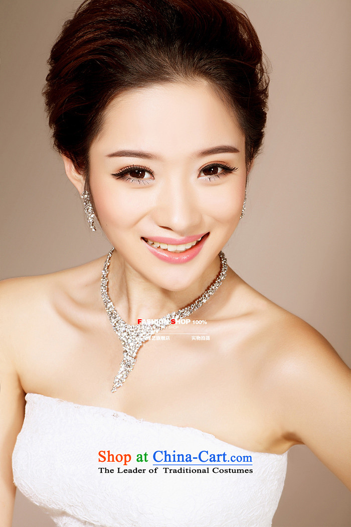 The bride wedding dresses accessories kit Korean TL0021 link water drilling jewelry 2015 new marriage necklace color photo of Ear Clip, prices, brand platters! The elections are supplied in the national character of distribution, so action, buy now enjoy more preferential! As soon as possible.