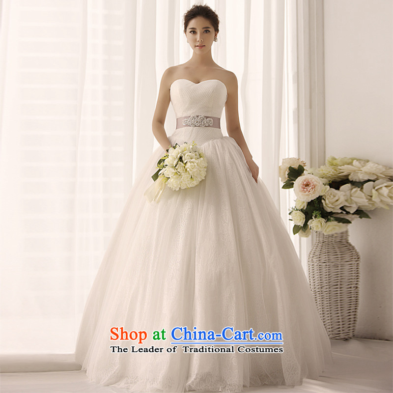 Full Chamber Fang 2015 new anointed chest wedding S1395 white bon bon-made large lace video thin wedding dresses tail 50cm 173-S, full Chamber Fong shopping on the Internet has been pressed.