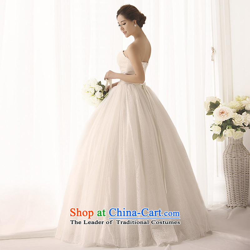 Full Chamber Fang 2015 new anointed chest wedding S1395 white bon bon-made large lace video thin wedding dresses tail 50cm 173-S, full Chamber Fong shopping on the Internet has been pressed.