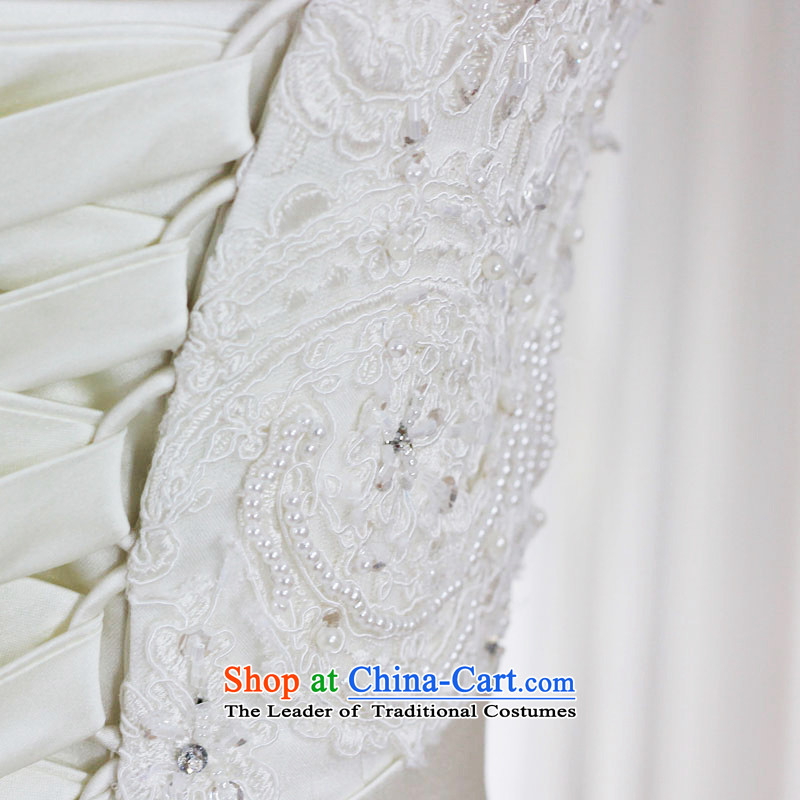 Full Chamber Fang 2015 new bride wedding anointed chest wedding dresses lace diamond white long tail straps H935 tail 50cm 165-L, full Chamber Fong shopping on the Internet has been pressed.