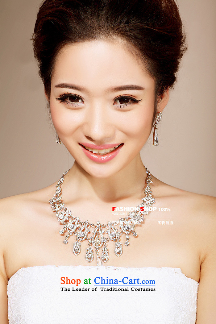 The bride wedding dresses accessories kit Korean TL6206 link water drilling jewelry 2015 new marriage necklace White ear clip picture, prices, brand platters! The elections are supplied in the national character of distribution, so action, buy now enjoy more preferential! As soon as possible.