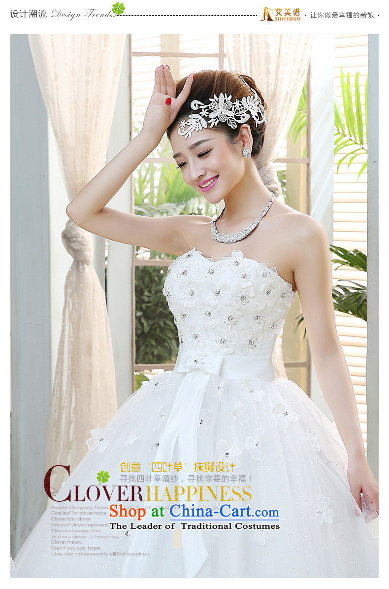 Hiv Miele wedding dresses 2015 new bride wedding anointed chest water drilling flowers Korean style with sweet Sau San video thin wedding H-39 White XL Photo, prices, brand platters! The elections are supplied in the national character of distribution, so action, buy now enjoy more preferential! As soon as possible.