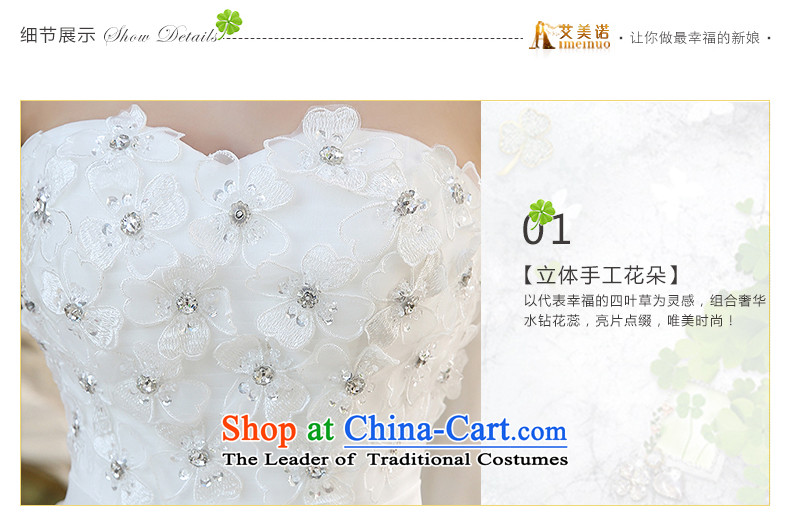 Hiv Miele wedding dresses 2015 new bride wedding anointed chest water drilling flowers Korean style with sweet Sau San video thin wedding H-39 White XL Photo, prices, brand platters! The elections are supplied in the national character of distribution, so action, buy now enjoy more preferential! As soon as possible.