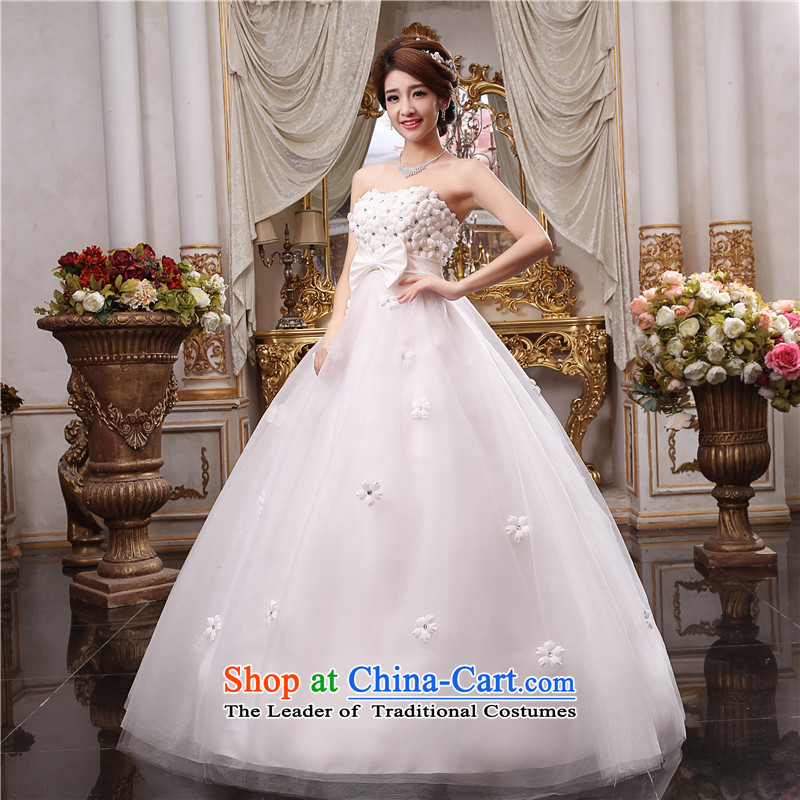Love So Peng 2015, wedding dresses and chest to pregnant women with Top Loin of Korean brides larger lace New White XL package, Love Returning so AIRANPENG Peng () , , , shopping on the Internet