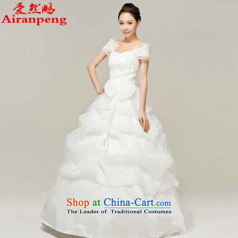 Love So Peng wedding dresses2015 Korean to align the Princess Bride wedding dress package shoulder shoulders Korean style wedding whiteXXXL NEED TO DO NOT RETURN