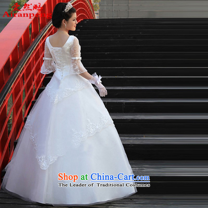 Love So Peng bride wedding dresses 2015 autumn and winter new Korean word to align the package in large cuff shoulder fat mm thin red XL package video returning, love so Peng (AIRANPENG) , , , shopping on the Internet