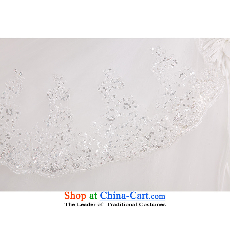 Hiv Miele wedding dresses 2015 new Korean version of the Princess Bride wedding wiping the chest straps stylish Sweet flowers on-chip video thin H-40 Sau San white L code waist 2.1 foot, the , , , shopping on the Internet