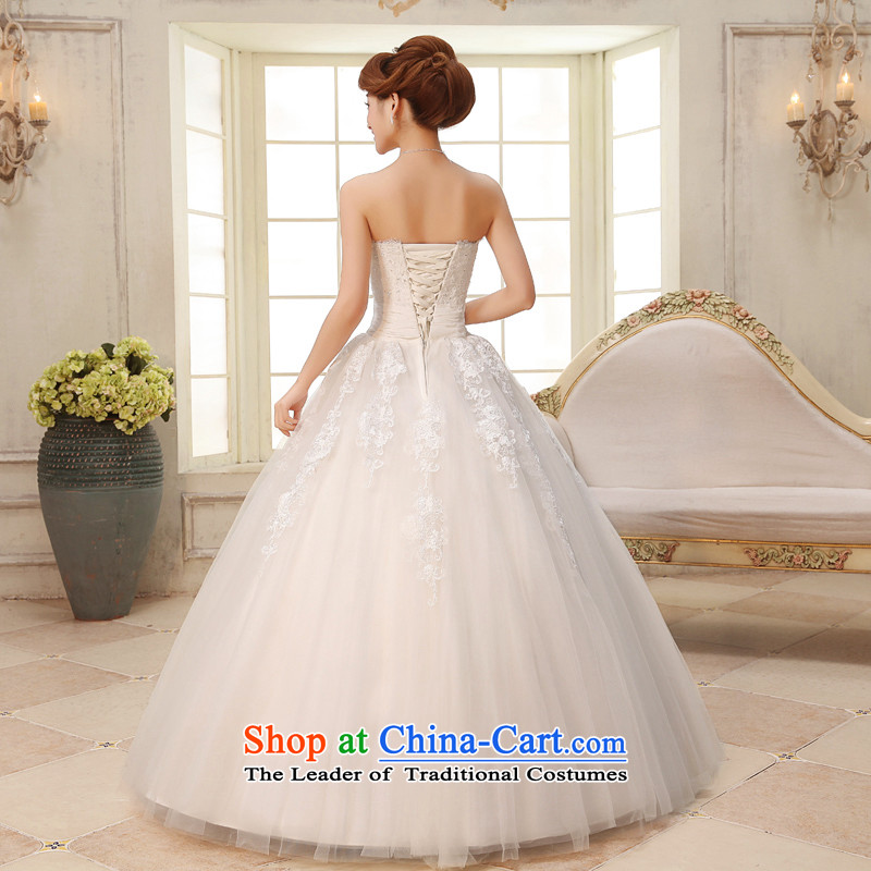 Hiv Miele wedding dresses 2015 new strap sweet marriages and chest princess lace wedding dresses Korean H-36 Sau San video thin white XXL, HIV Miele shopping on the Internet has been pressed.