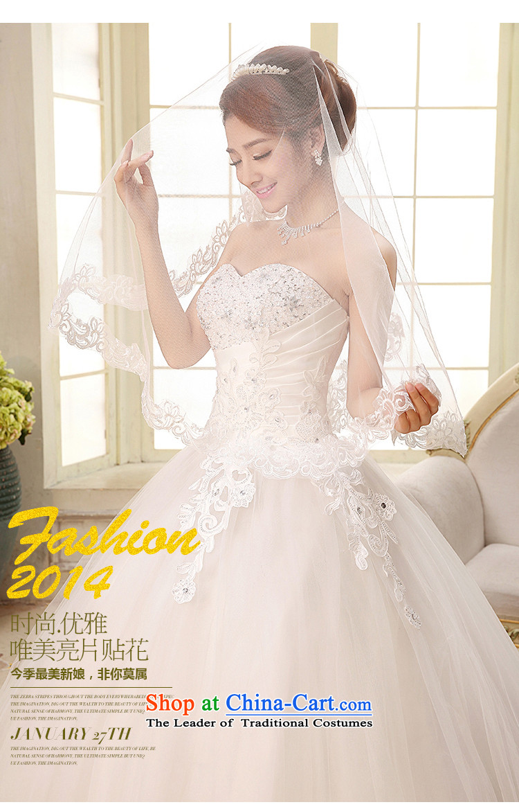 Hiv Miele wedding dresses 2015 new Korean anointed chest Princess Bride sweet wedding tie bows wedding gown marriage lace car Bone White S pictures H-35 flower, prices, brand platters! The elections are supplied in the national character of distribution, so action, buy now enjoy more preferential! As soon as possible.