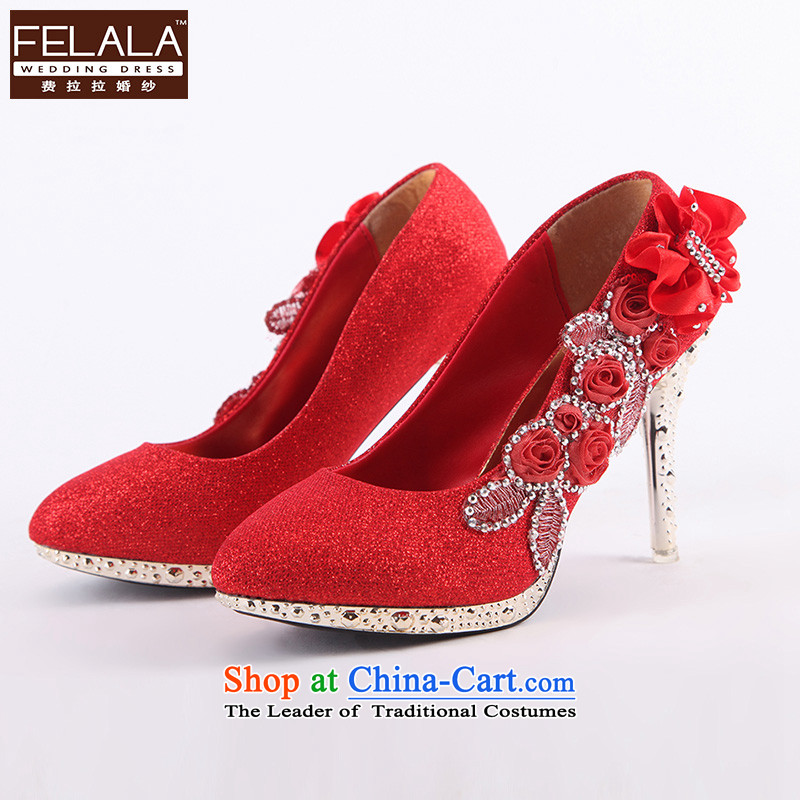 Ferrara new marriage footwear in the high-heel shoes . Drill bride shoes marriage water shoes red banquet shoes dress women shoes 35 code, Ferrara wedding (FELALA) , , , shopping on the Internet