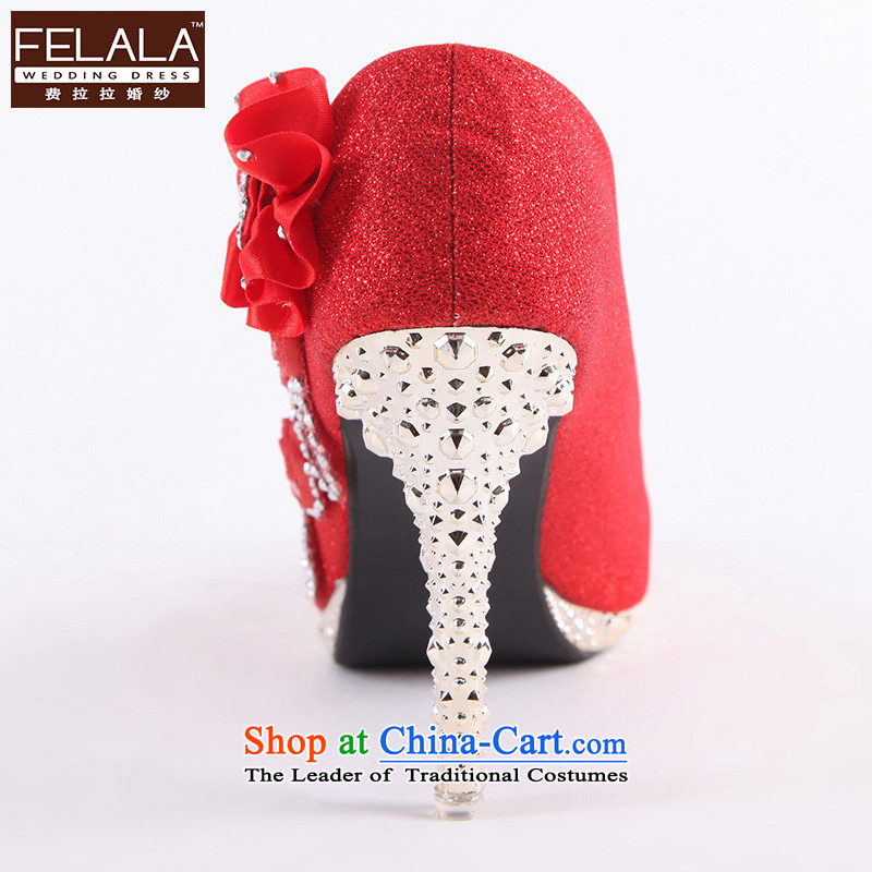 Ferrara new marriage footwear in the high-heel shoes . Drill bride shoes marriage water shoes red banquet shoes dress women shoes 35 code, Ferrara wedding (FELALA) , , , shopping on the Internet