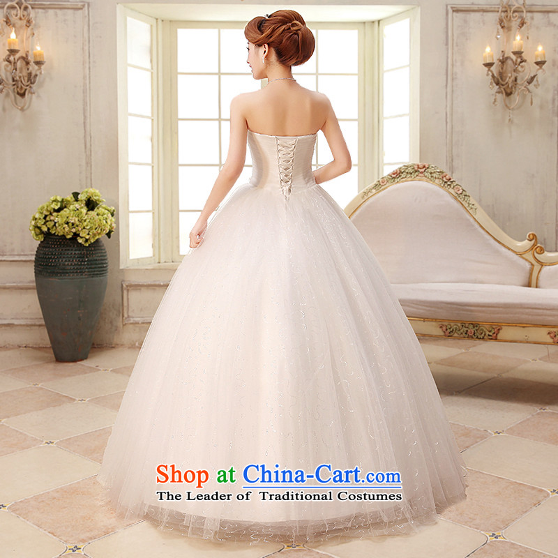 The HIV NEW 2015 wedding dresses marriages Sau San video thin wedding Korean alignment with chest lace wedding band Diamond Jewelry H-33 white XXL, HIV Miele shopping on the Internet has been pressed.