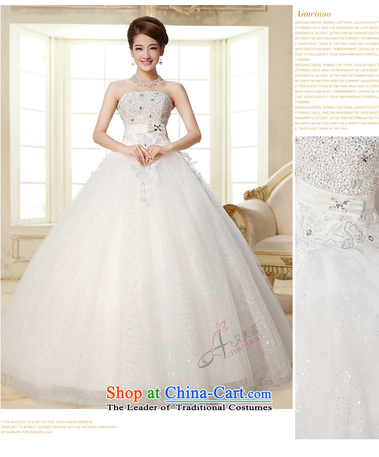 The HIV NEW 2015 wedding dresses on chip and diamond jewelry chest straps Bow Tie Silk flower buds Korean alignment to the Princess Bride wedding H-26 White XXL picture, prices, brand platters! The elections are supplied in the national character of distribution, so action, buy now enjoy more preferential! As soon as possible.