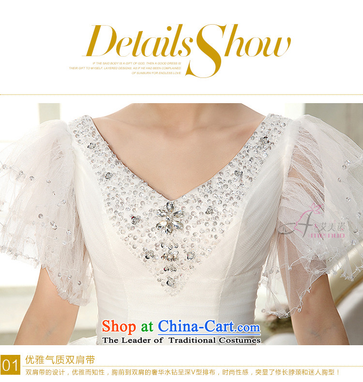 The HIV NEW 2015 wedding dress sweet shoulders gauze shoulder international diamond ornaments with Korean to align the Princess Bride marriage H-25 wedding white L picture, prices, brand platters! The elections are supplied in the national character of distribution, so action, buy now enjoy more preferential! As soon as possible.