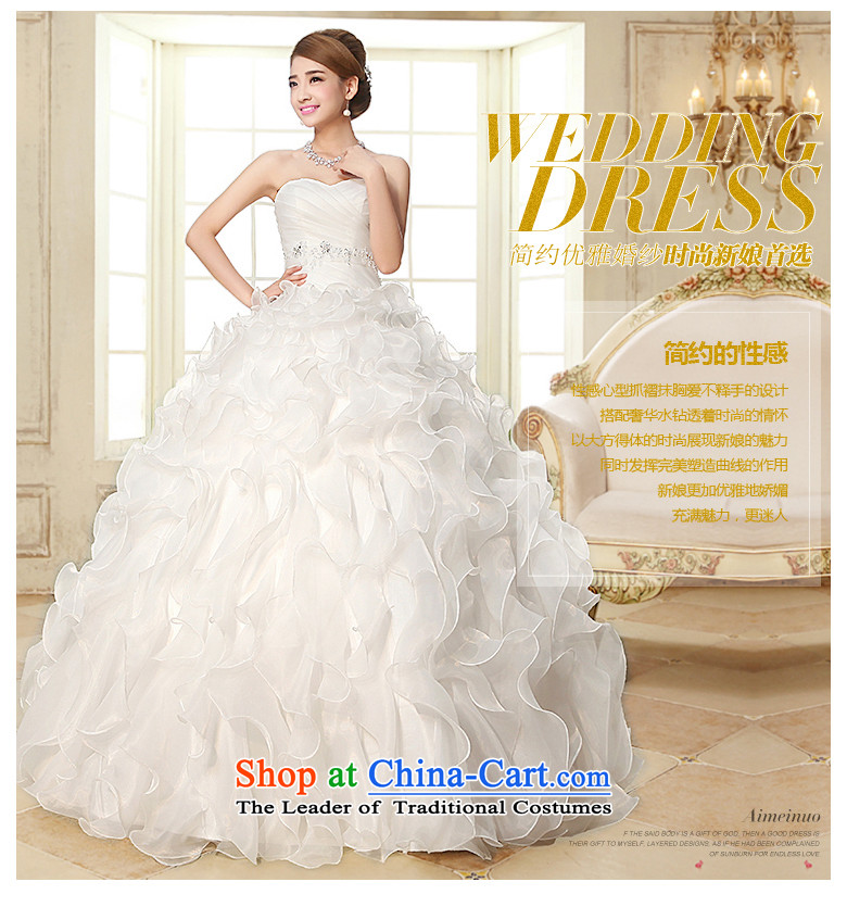 The HIV NEW 2015 wedding dress sweet retro straps and chest wedding Korean to align the Princess Bride petticoats bon bon H-21 wedding White M pictures, prices, brand platters! The elections are supplied in the national character of distribution, so action, buy now enjoy more preferential! As soon as possible.