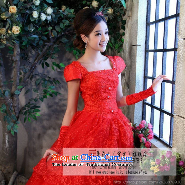 Love So Peng red wedding dresses new 2014 lace wedding Korean to align the princess wedding package shoulder straps red XL package returning picture, prices, brand platters! The elections are supplied in the national character of distribution, so action, buy now enjoy more preferential! As soon as possible.