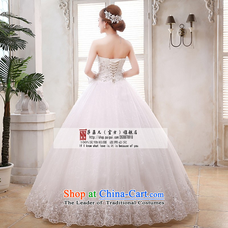 Love So Peng new Korean 2014 Princess Mary Magdalene chest to wedding dress bride lace retro white strap stylish water drilling the size to a customer to white do not return, love so Peng (AIRANPENG) , , , shopping on the Internet