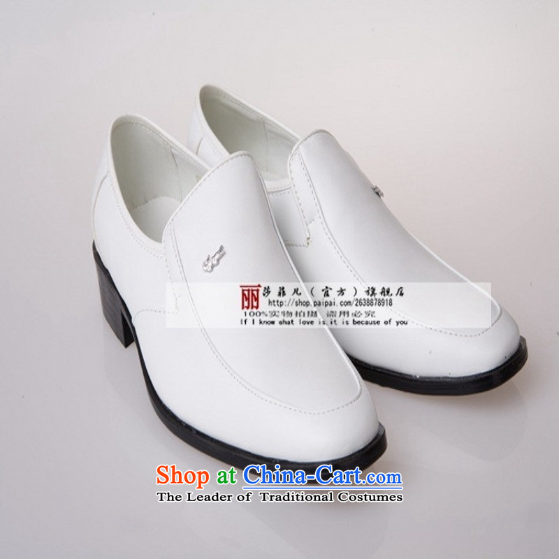 White shoes songs choral competition stage performance shoe men dress shoes new shoes 768 white 40 Ogonis love so Peng (AIRANPENG) , , , shopping on the Internet