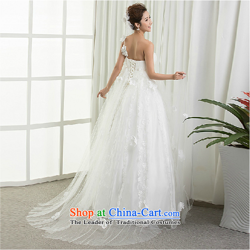 Yong-yeon and 2015 New pregnant women video thin wedding dresses Korean flower shoulder sweet, upscale wedding made no size white replacement, and Yim-yong , , , shopping on the Internet