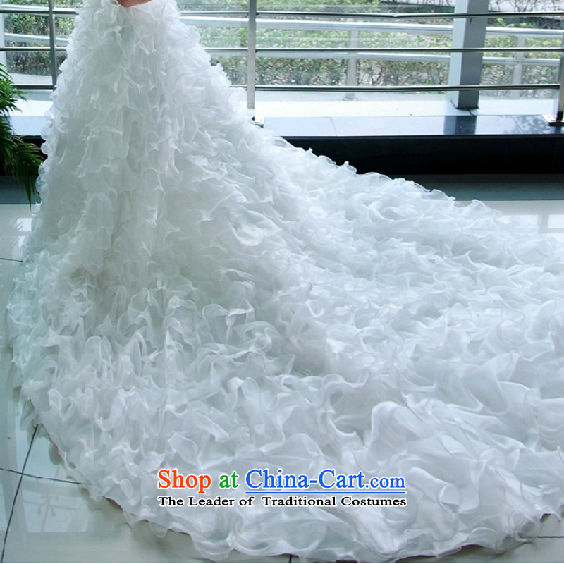 Yong-yeon and bride wedding dresses spring Korean tail lace anointed chest new 2015 large custom white to pregnant women will not be refunded, Yong Size Yim Close shopping on the Internet has been pressed.