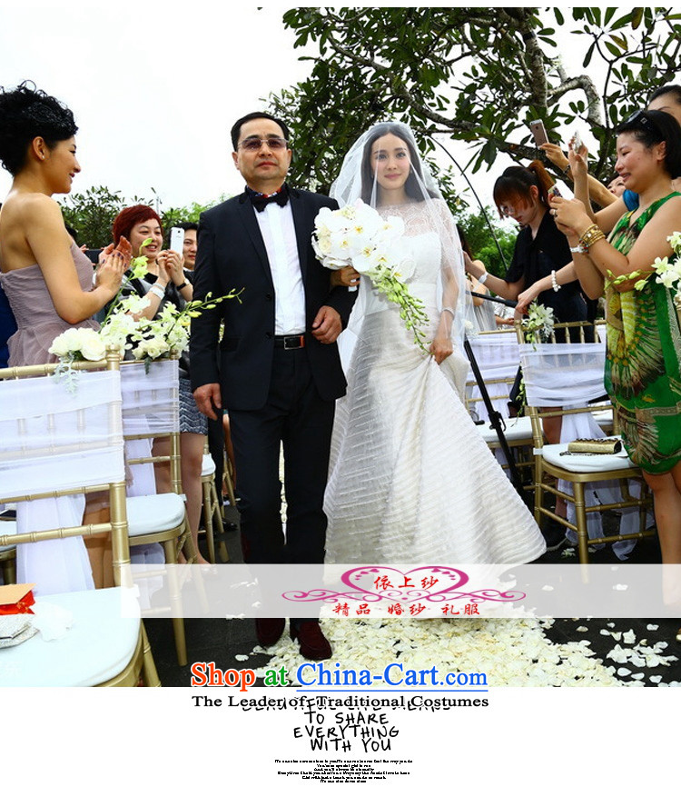 Yong-yeon and stars of the same powers of Yang wedding dresses shoulder the new Word 2015 wedding tail package shoulder Sau San video thin white wedding dresses made no allowance picture size, prices, brand platters! The elections are supplied in the national character of distribution, so action, buy now enjoy more preferential! As soon as possible.