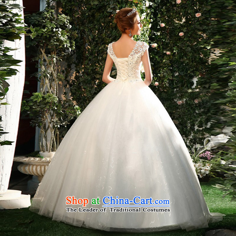 2015) exposed the word lace shoulder straps retro wedding wedding package Korean style wedding HS6271 shoulder White XXL do not need to return, love so Peng (AIRANPENG) , , , shopping on the Internet