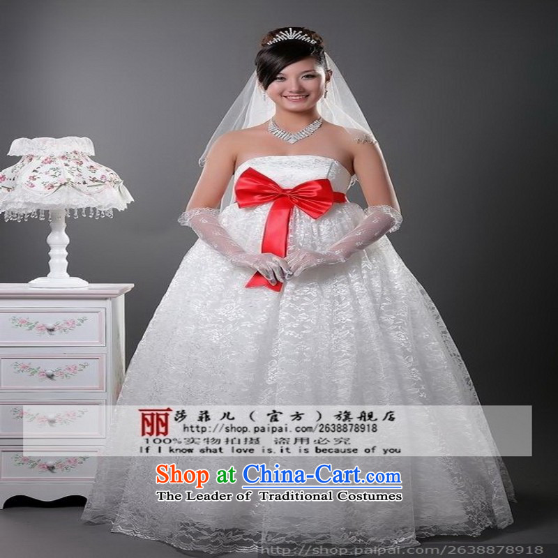 2014 new dress strap Top Loin of Korean version of large numbers of pregnant women bride wedding HS00188 White XL package, Love Returning so AIRANPENG Peng () , , , shopping on the Internet