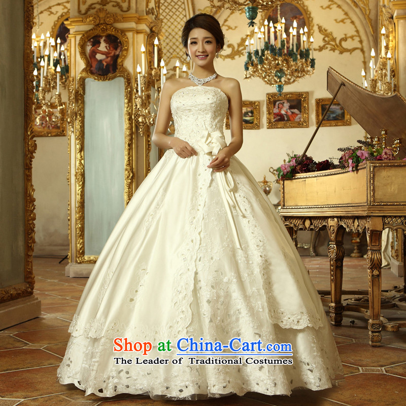 Rain-sang yi 2015 new bride wedding marriage White gauze align to bind with the Princess Royal Wedding Gown HS914 white S, rain-sang Yi shopping on the Internet has been pressed.