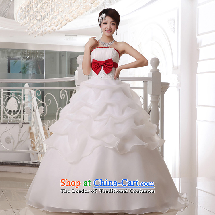 Rain-sang Yi marriages 2015 new dresses and stylish Sweet Korean Princess Mary Magdalene Chest straps to align the wedding HS916 white S picture, prices, brand platters! The elections are supplied in the national character of distribution, so action, buy now enjoy more preferential! As soon as possible.