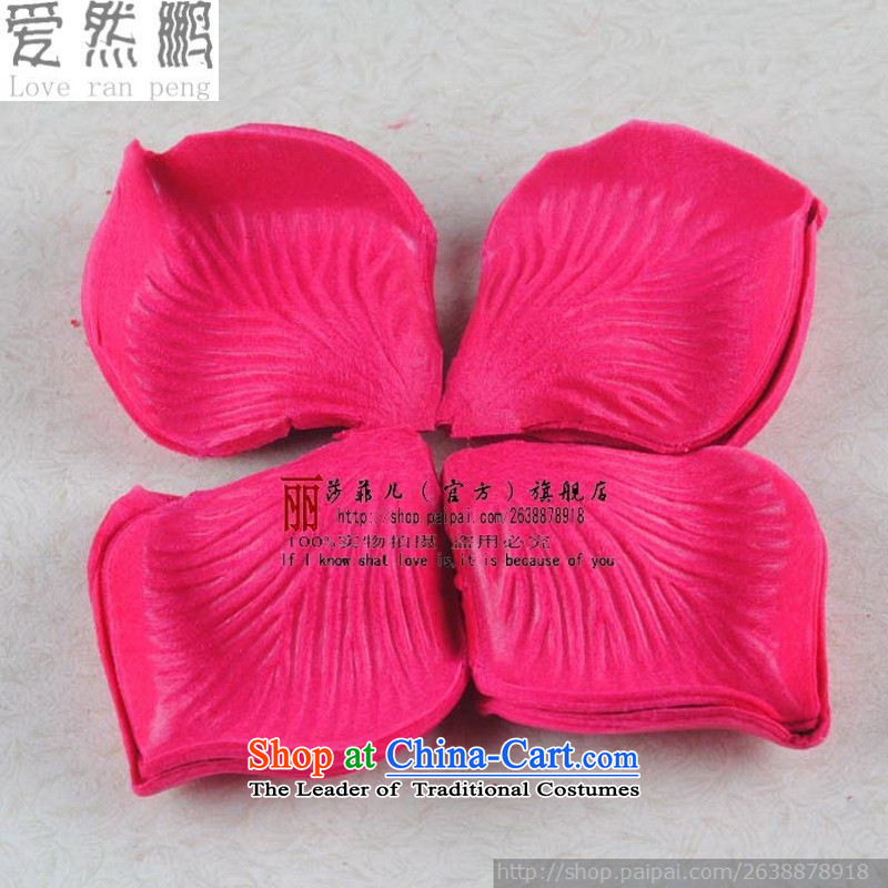 The new bride international marriages Accessories sub-flower petals of festivity bed sprinkled petals emulation flower blue are generally equipped with 4 package, so Peng (AIRANPENG) , , , shopping on the Internet