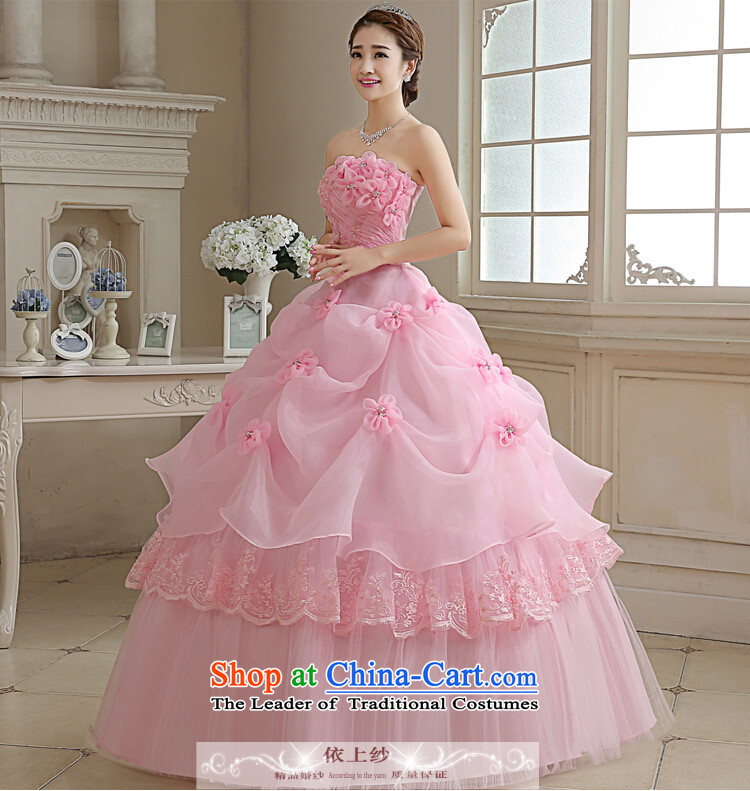 Yong-yeon and new 2015 Korean sweet princess wedding alignment with Chest straps flowers niba retro wedding dress has been upgraded to a white tie straps M picture, prices, brand platters! The elections are supplied in the national character of distribution, so action, buy now enjoy more preferential! As soon as possible.