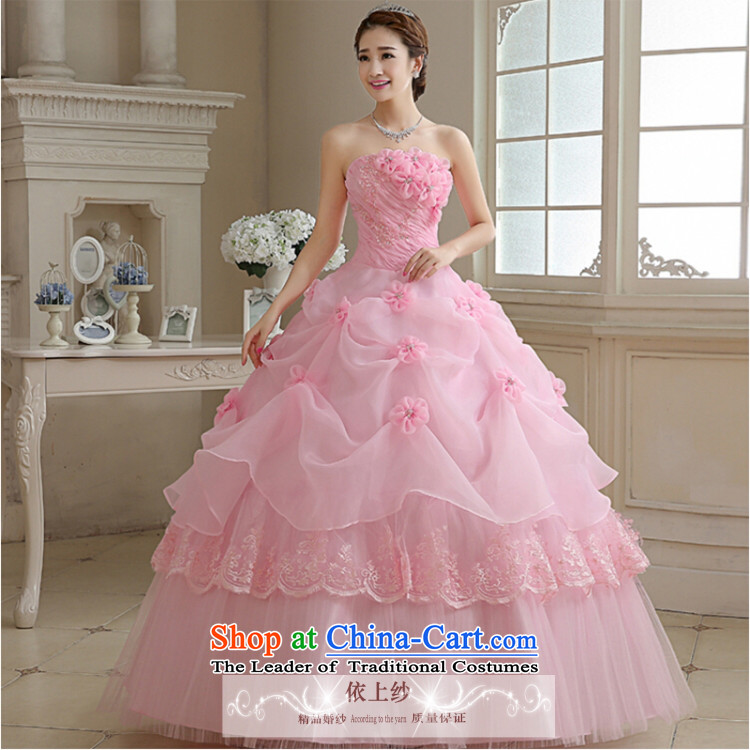 Yong-yeon and new 2015 Korean sweet princess wedding alignment with Chest straps flowers niba retro wedding dress has been upgraded to a white tie straps M picture, prices, brand platters! The elections are supplied in the national character of distribution, so action, buy now enjoy more preferential! As soon as possible.