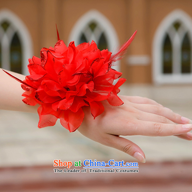 Rain Coat head-dress is performed stage style wedding Floral Hairpiece bridesmaid to spend wedding dresses Chest Flower multipurpose mobile spend TH2 m White, rain-sang Yi shopping on the Internet has been pressed.